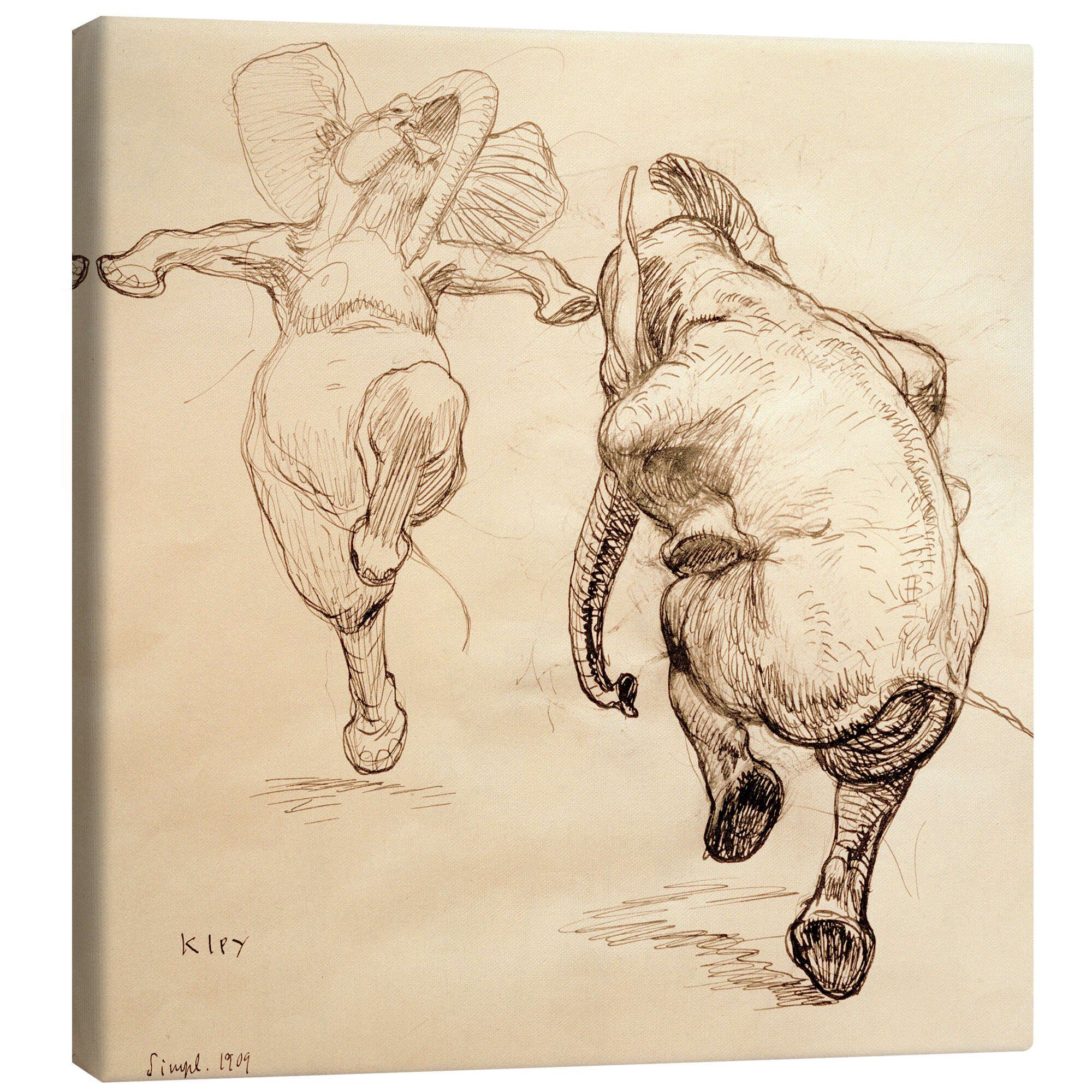 Leinwandbild Heinrich Kley
