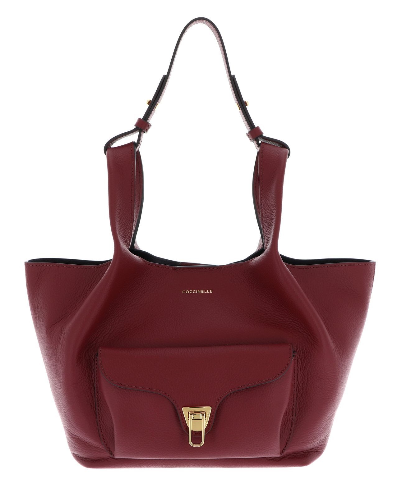COCCINELLE Handtasche Double Grainy Leather Handbag, aus echtem Rindsleder