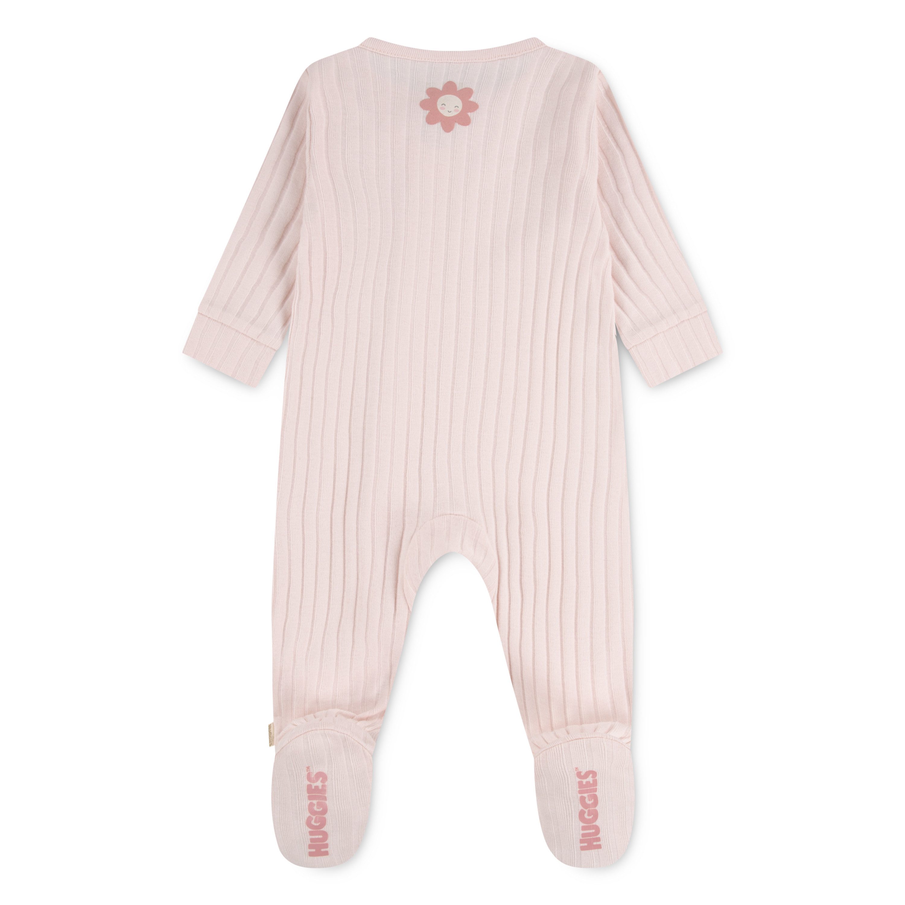 HUGGIES babywear Strampler HUGG FOOTED COVERALL mit Rüschenbesatz