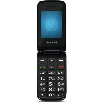 TechniSat TECHNIPHONE ISI 4 Klapp-Mobiltelefon mit Ladestation Handy