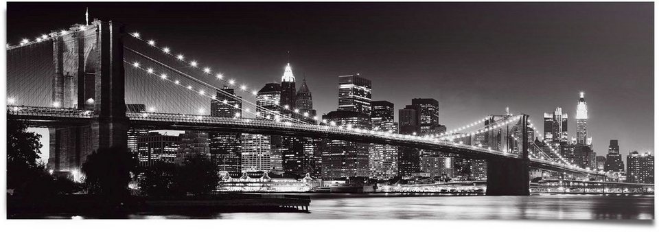 Reinders! Poster New York Brooklyn Bridge, (1 St)