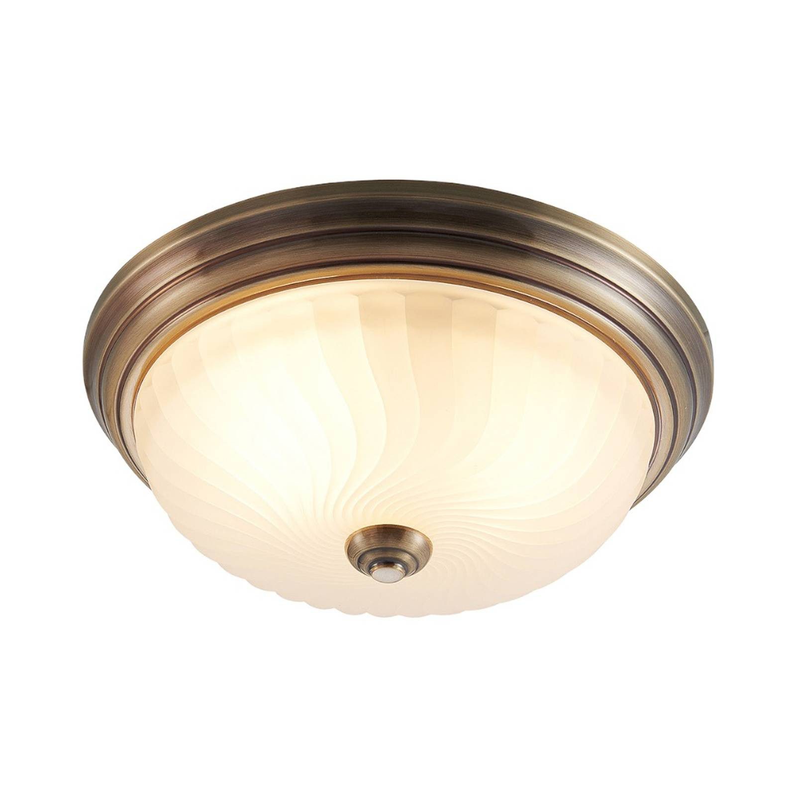 Lindby Deckenleuchten Pakka, Bronze IP20, 2 x 60 W