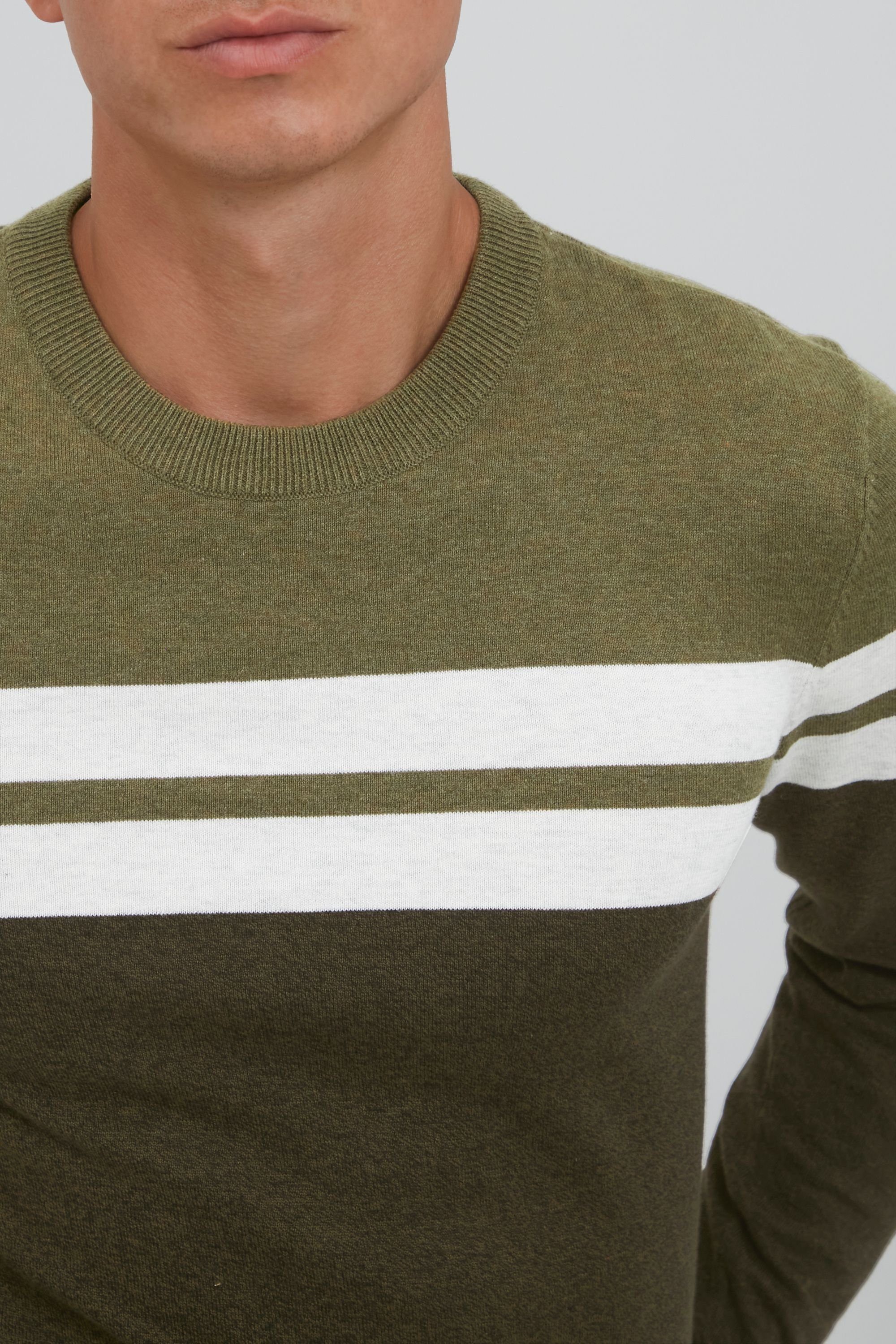 Blend Strickpullover BHNarius Feinstrick Pullover im Colorblock-Design