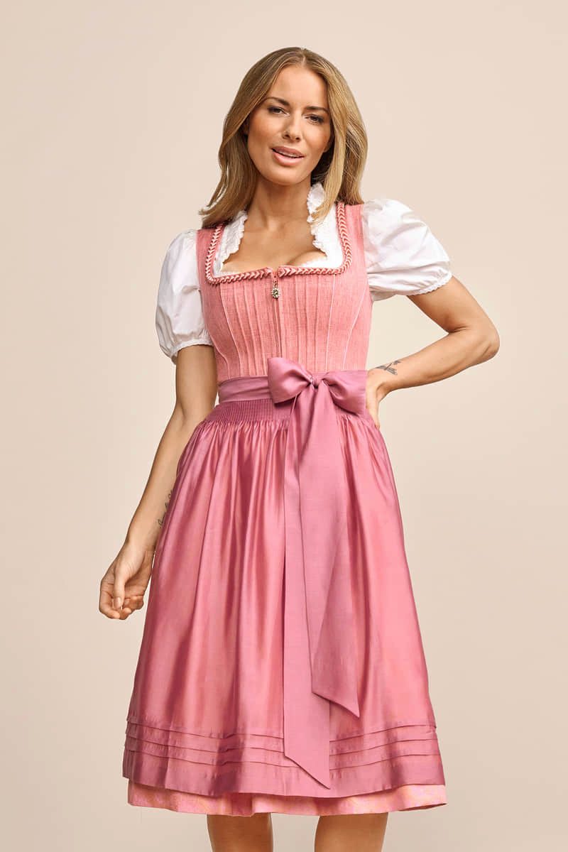 KRÜGER COLLECTION Dirndl Dirndl Quinta (70cm) - rosa günstig online kaufen