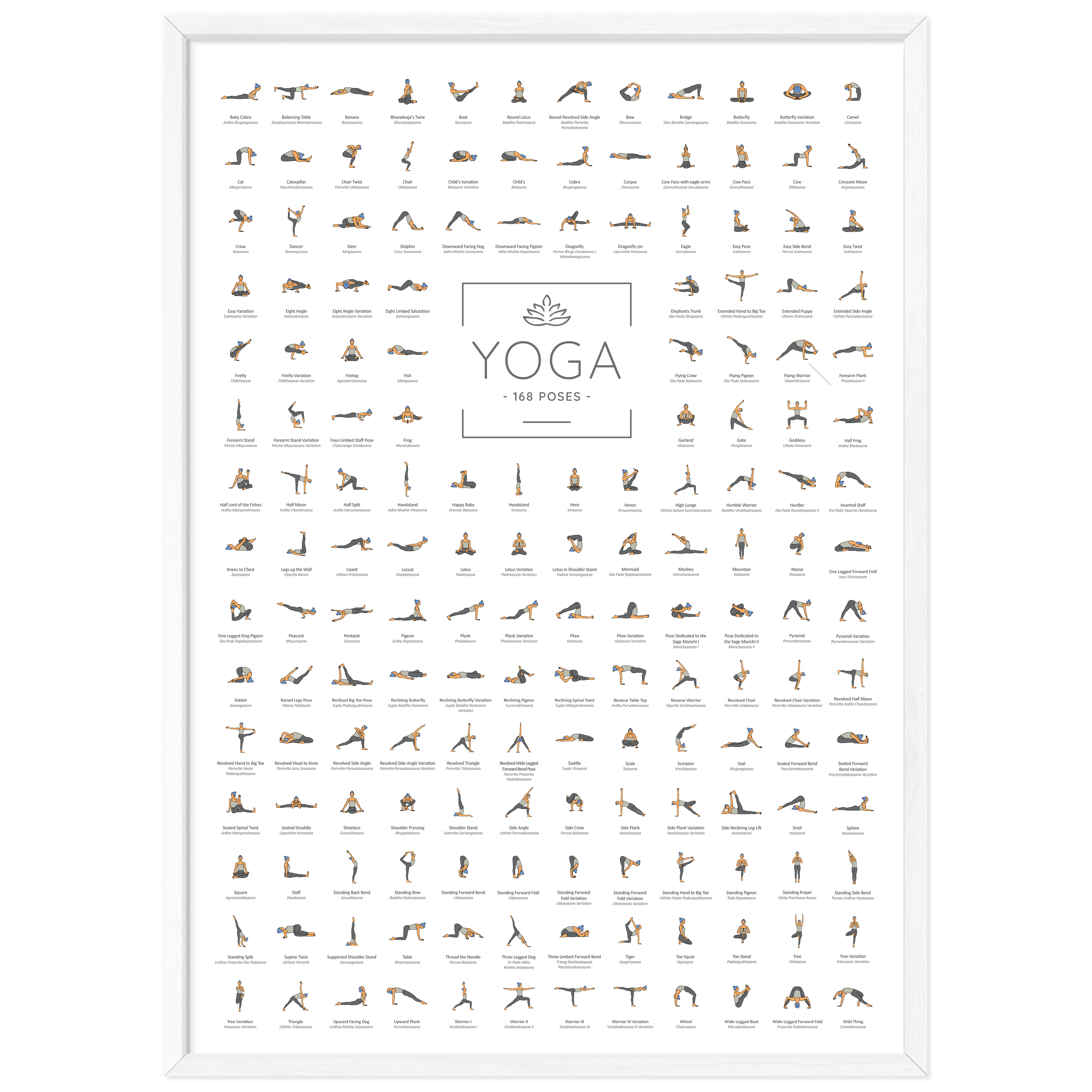 JUNOMI Poster Yoga 168 Posen günstig online kaufen