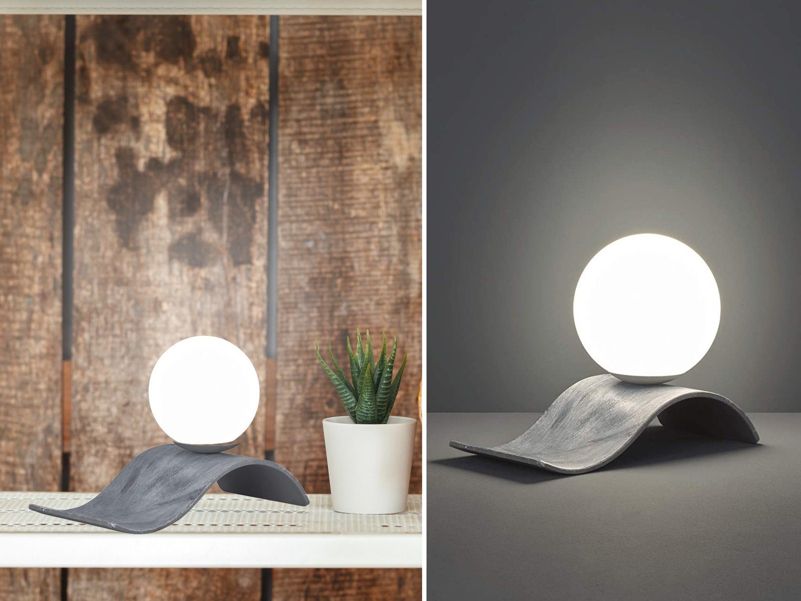 meineWunschleuchte LED Nachttischlampe, kleine Vintage Lampe im Industrial  Style - ausgefallene Design Tisch-Beleuchtung für die Fensterbank online  kaufen | OTTO
