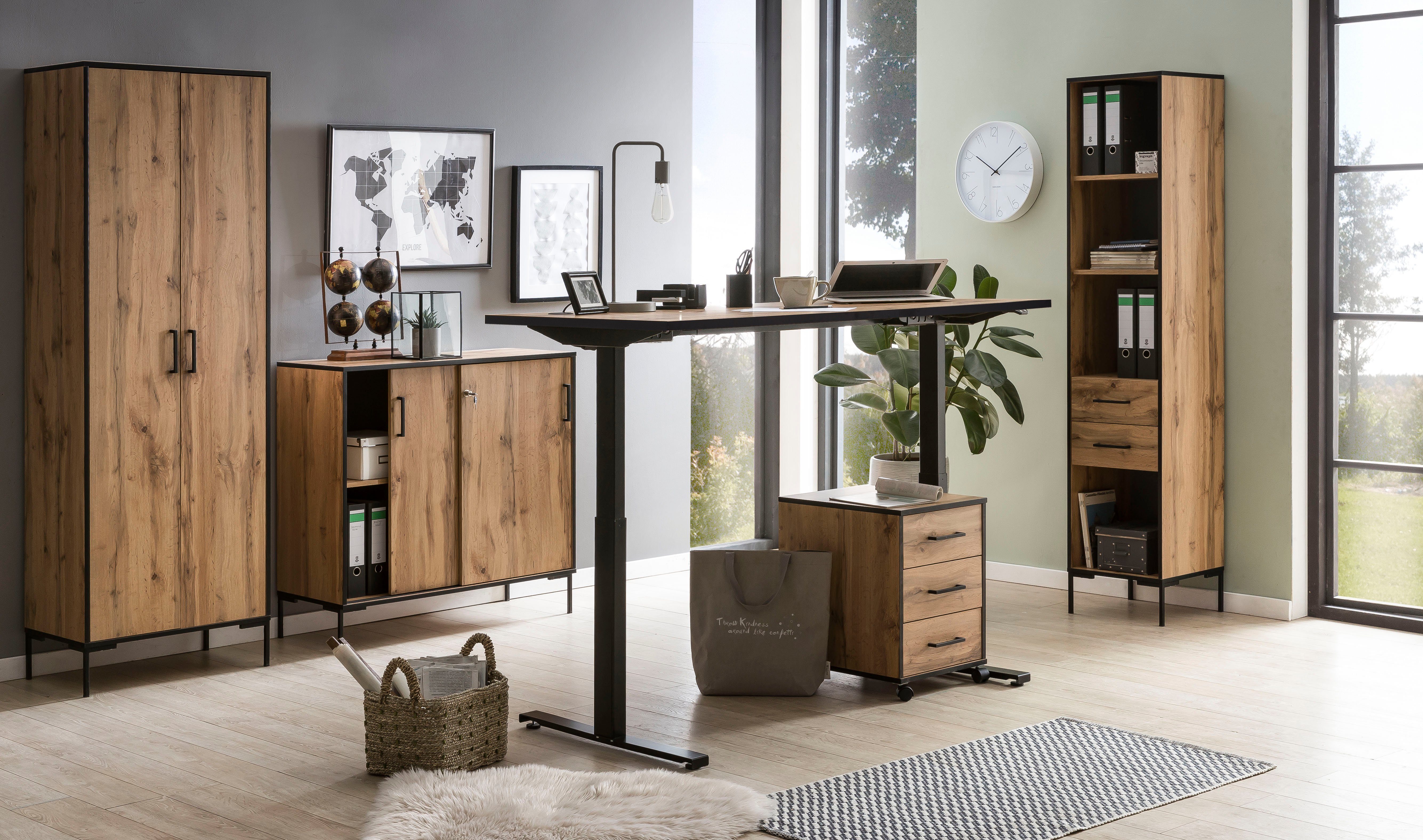 Schildmeyer Schreibtisch Serie 2000, Schreibtisch elektrisch, Made in Germany, B: 160 cm, Solide Verarbeitung - Dieses Produkt ist in Deutschland gefertigt
