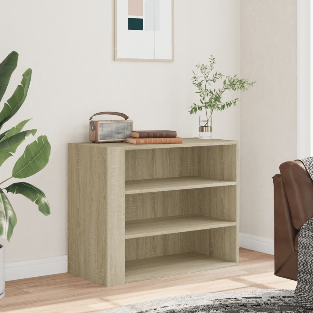 vidaXL Regal Wandregal Sonoma-Eiche 75x35x60 cm günstig online kaufen