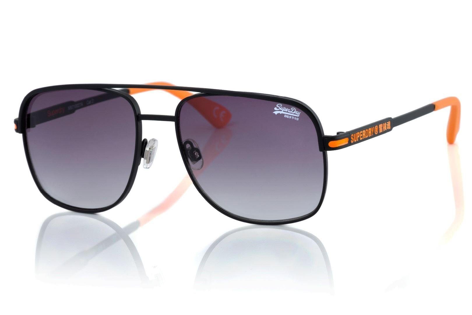 Superdry Sonnenbrille Miami 004 Kunststoff und Metall, Kategorie 3, 56-16/145