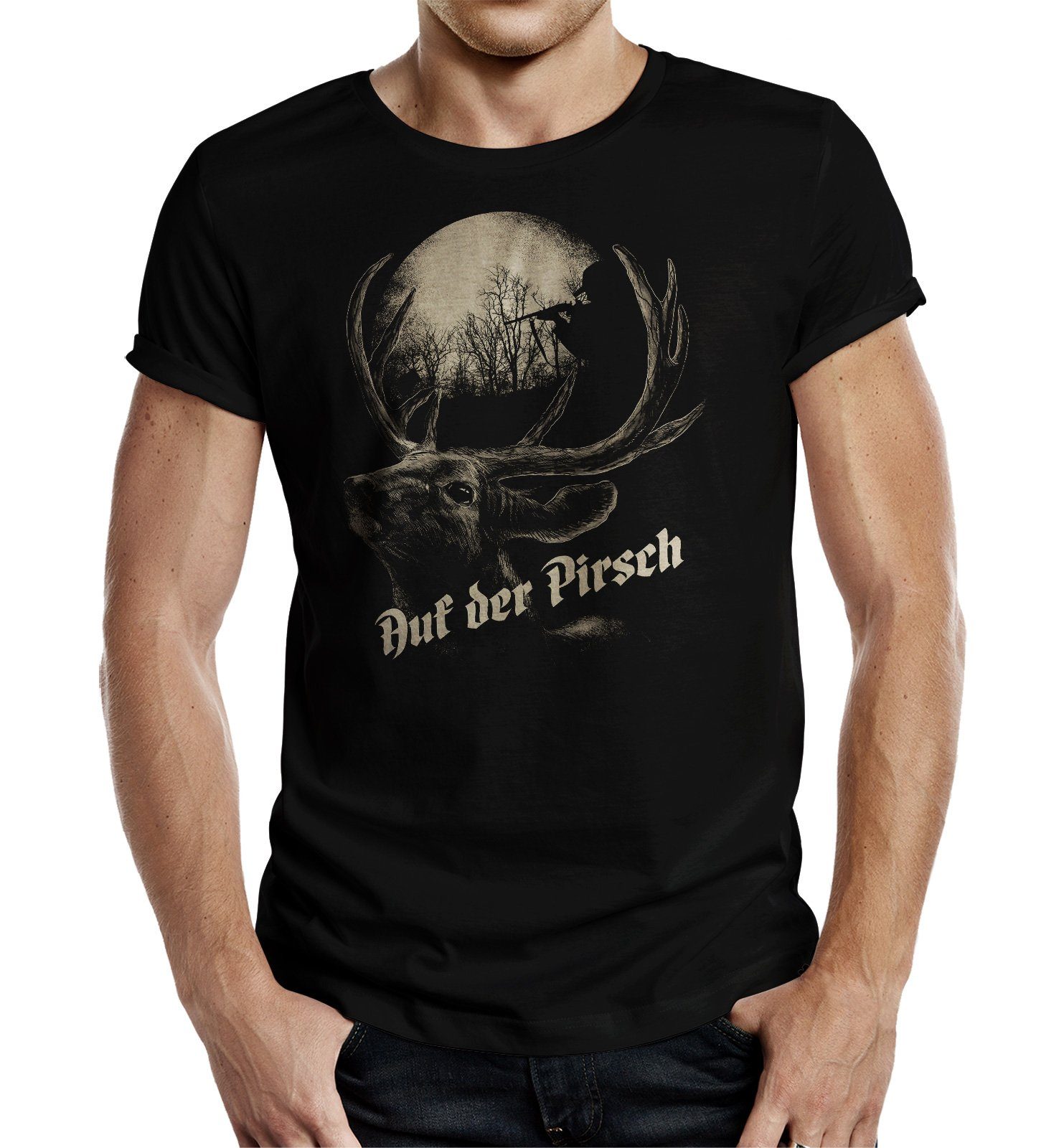 T-Shirt als Geschenk für Jäger - auf der Pirsch