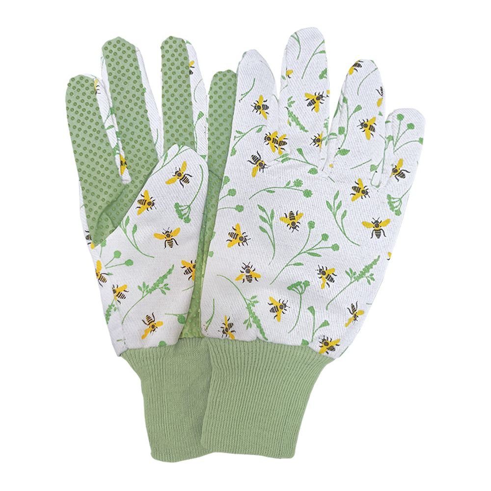 esschert design Gartenhandschuhe Gartenhandschuhe Bienenmuster UNISEX günstig online kaufen