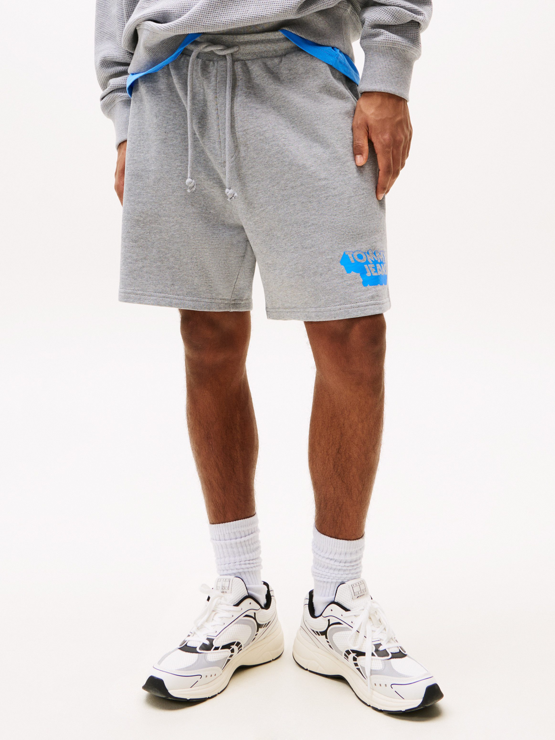 Tommy Jeans Sweatshorts TJM RLX STACK LOGO SWEATSHRT EXT Mit Kordelzug günstig online kaufen