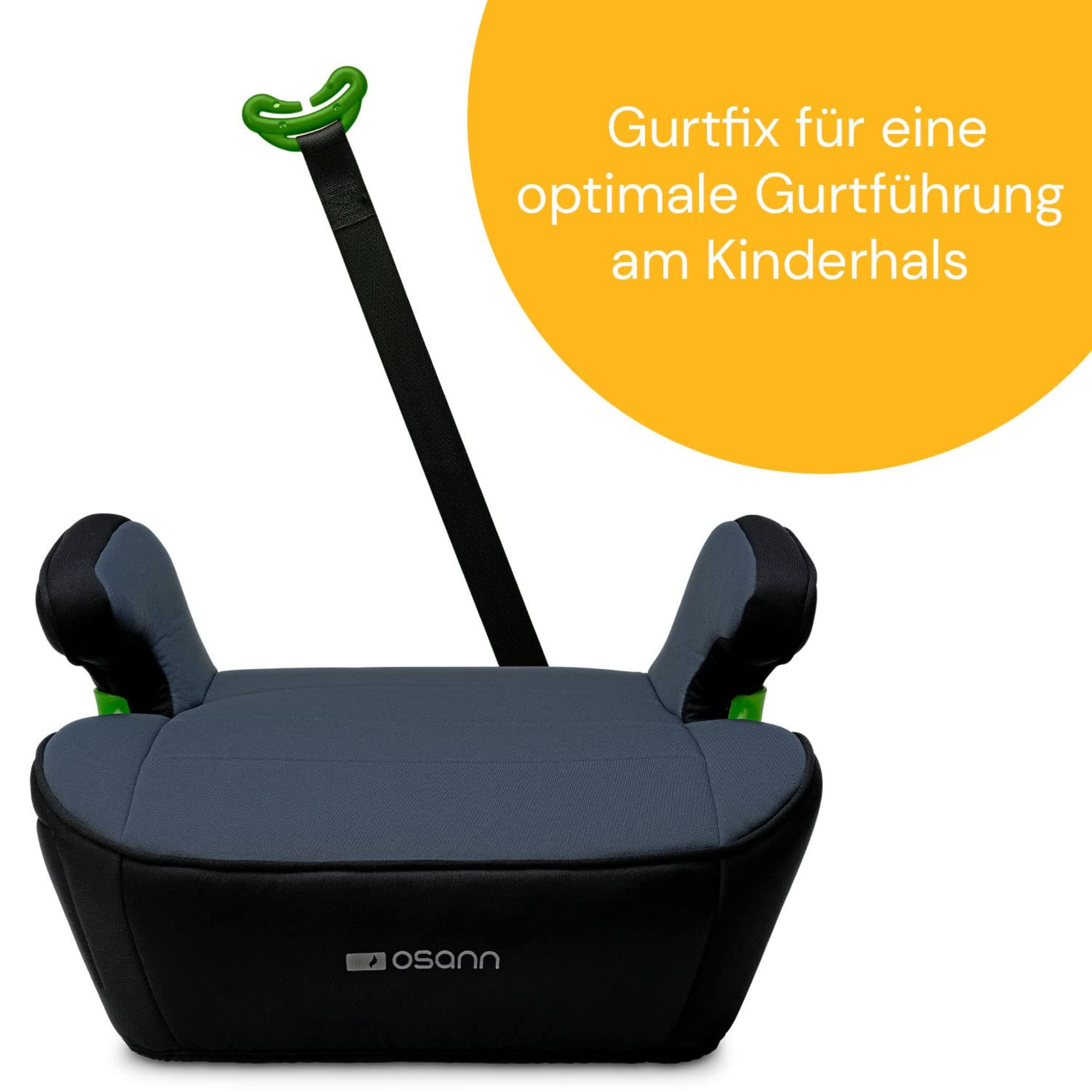 Osann Kindersitzerhöhung Junior Isofix Gurtfix i-Size Nero