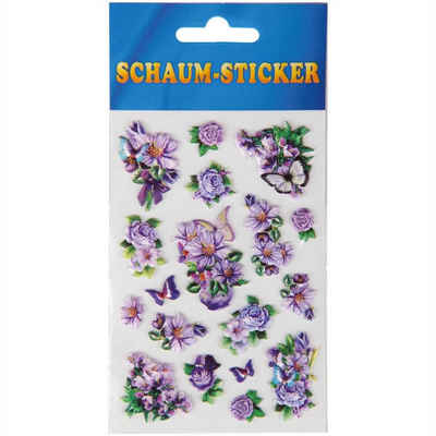 Bestlivings Sticker, (1-tlg), Sammelsticker, Blumensticker, Geschenkaufkleber