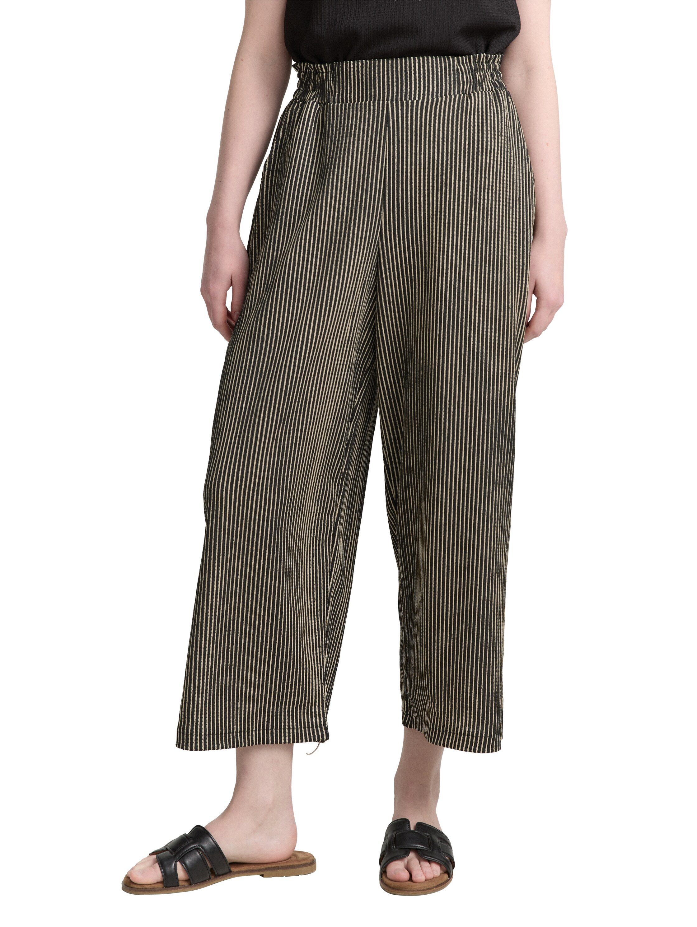 TOM TAILOR Denim Stoffhose Sommerhose mit elastischem Bund günstig online kaufen