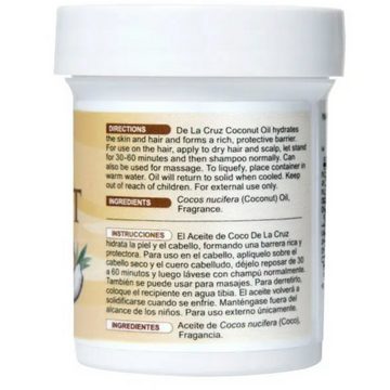 De La Cruz Gesichts-Reinigungscreme, DE LA CRUZ, Kokosöl, Feuchtigkeitscreme, 2.2 OZ (62,5 g)