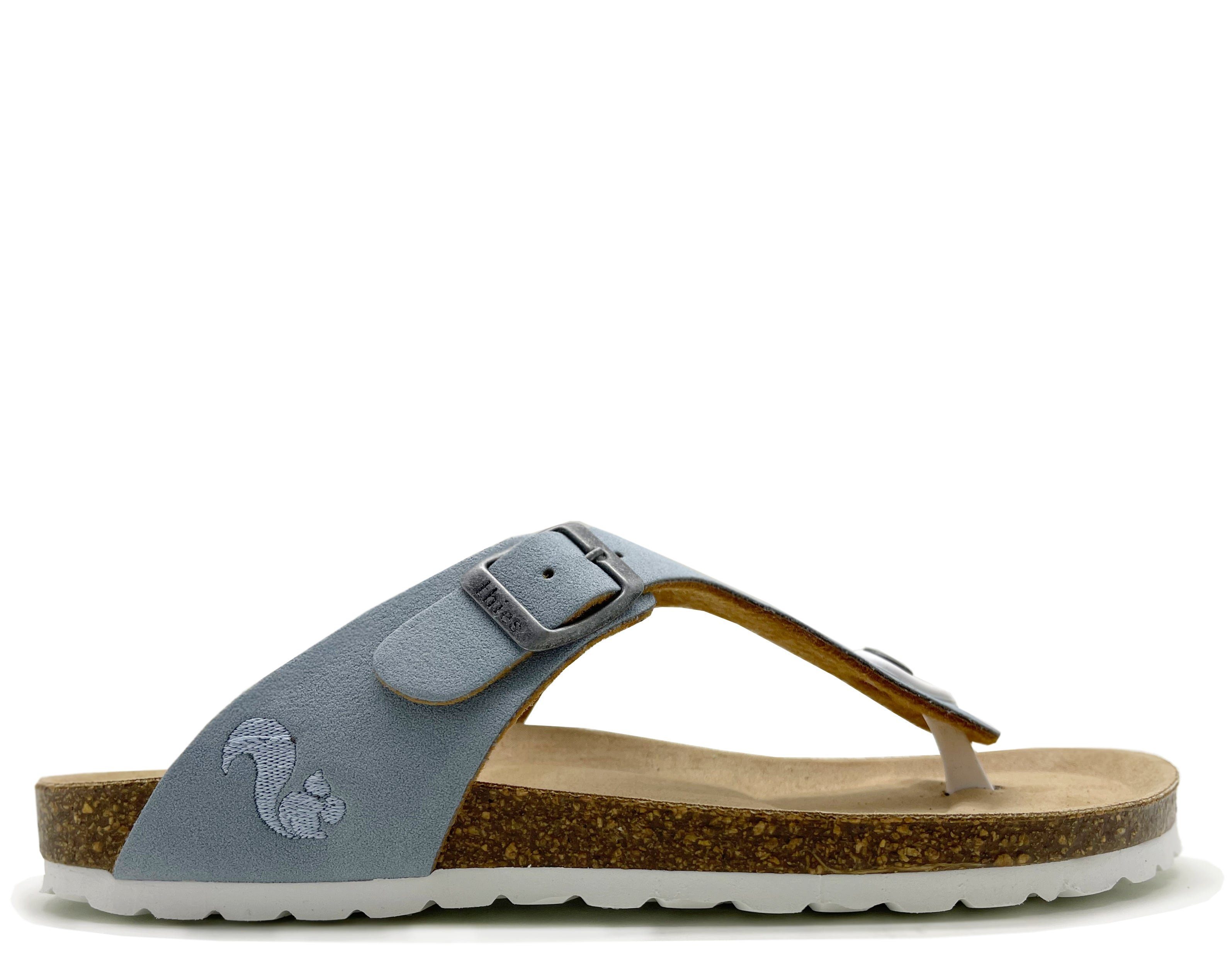 thies 1856 Eco Bio Thong Sandal Vegan Sandale Sky