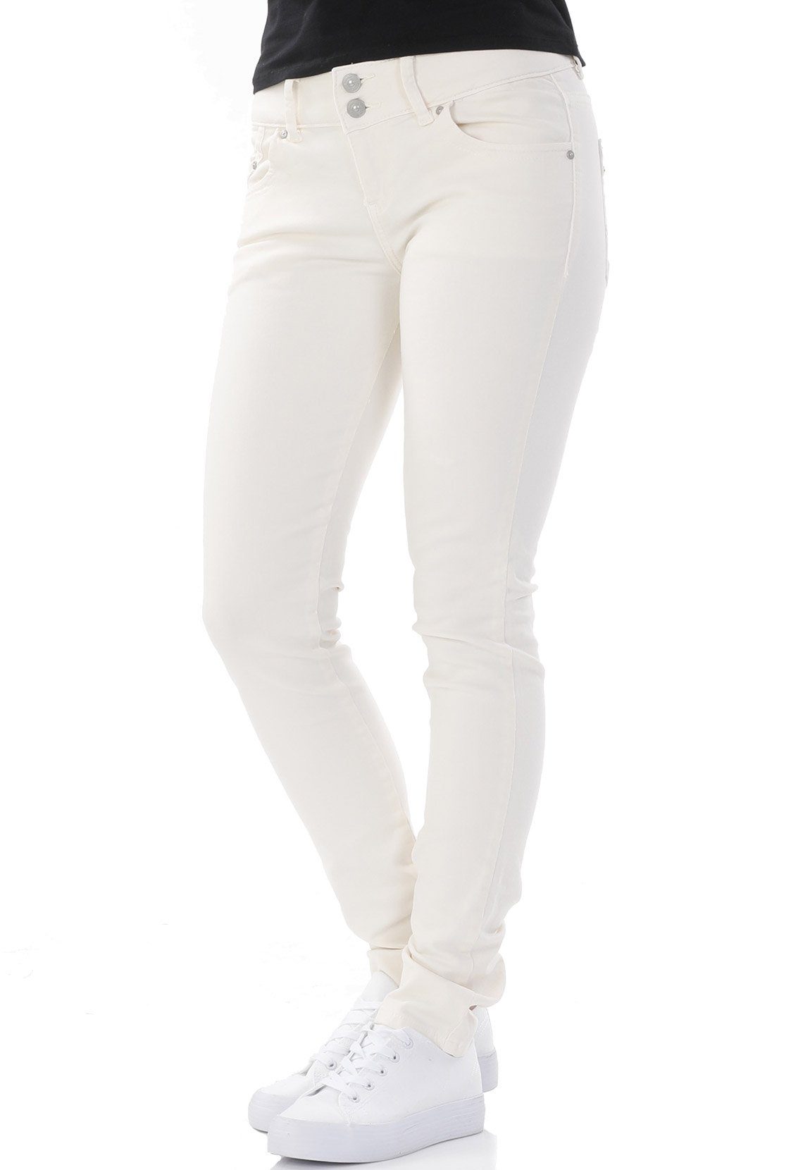 Wash M White LTB Beige Off Slim-fit-Jeans Jeans LTB MOLLY Damen