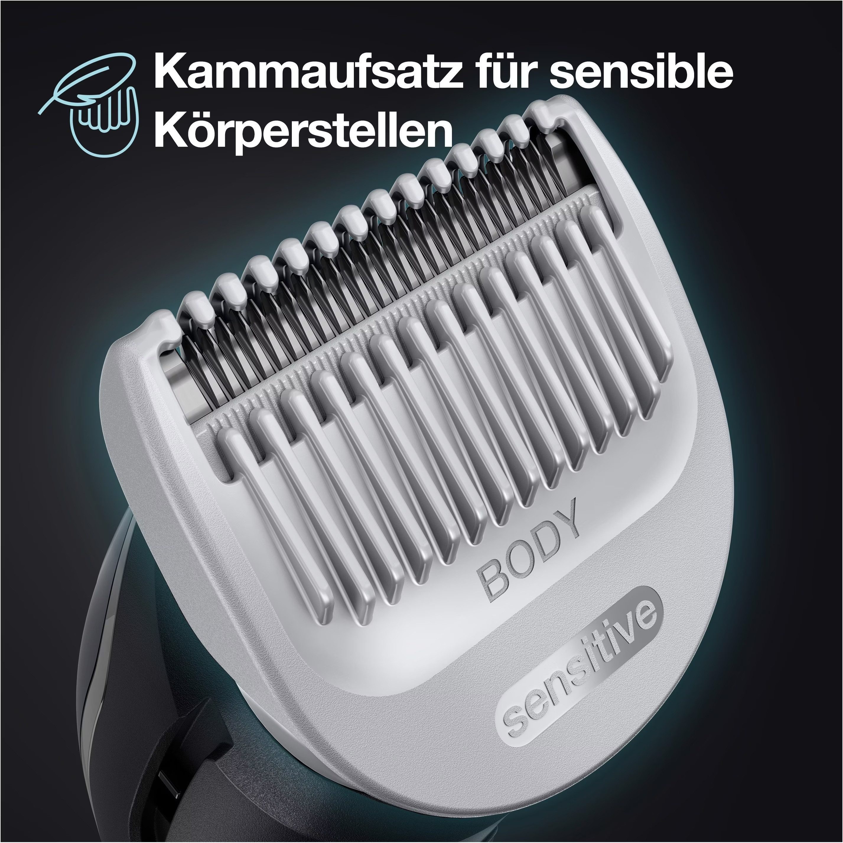 Braun Körperrasierer BodyGroomer 3 All-in-One Körperpflege Ganzkörper Trimmer, Nass- und Trockenanwendung, Ergonomisches Design