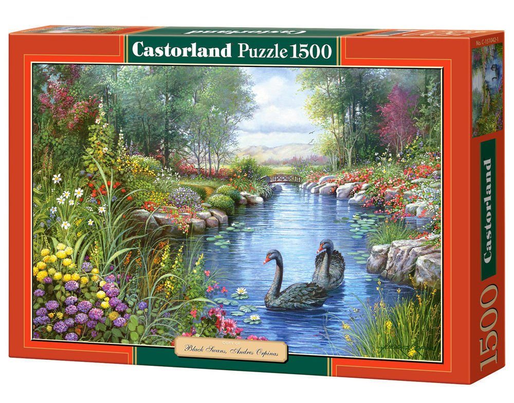 Castorland Puzzle Castorland C-151042-2 Black Swans,Andres Orpinas,Puzzle 1500 T, Puzzleteile