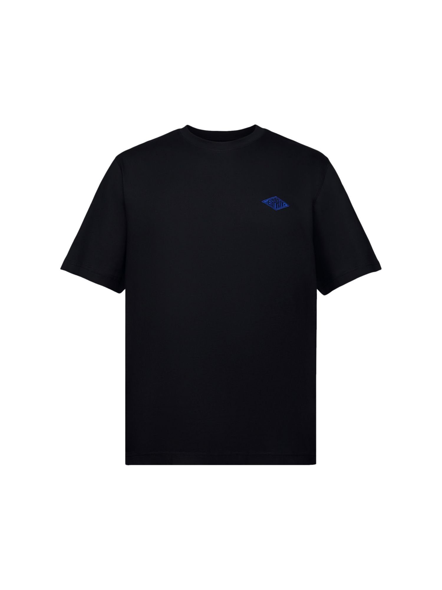 (1-tlg) T-Shirt Kurzärmliges Logo-T-Shirt Esprit BLACK