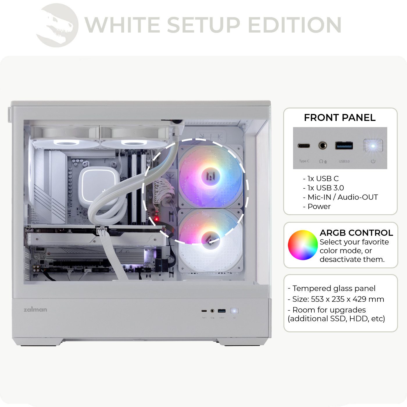 Sedatech UCCW227I1I1HF - Watercooling Gaming-PC (AMD Ryzen 9 9950X3D 16x 4.3GHz (max 5.7GHz), Radeon RX 9070 XT White 16GB, 32 GB RAM, 2000 GB SSD, Watercooling, Wlan 6E)