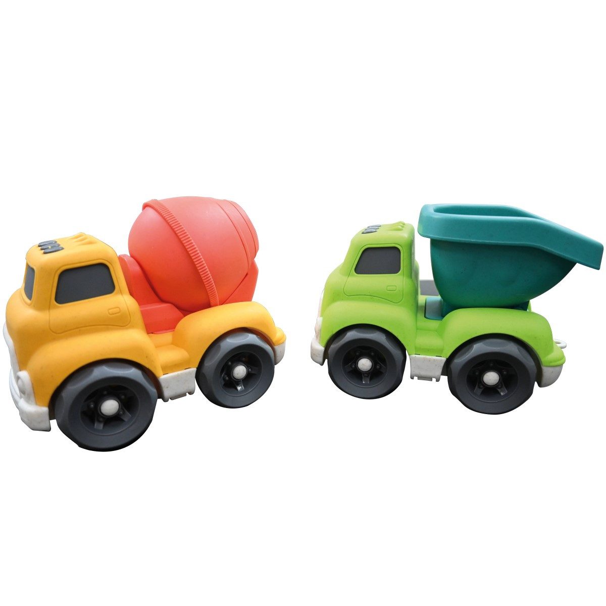 Lexibook® Spielzeug-Krankenwagen Bio-Plastik Betonmischer und Kipplaster Sandspielzeug Fahrzeuge LKW