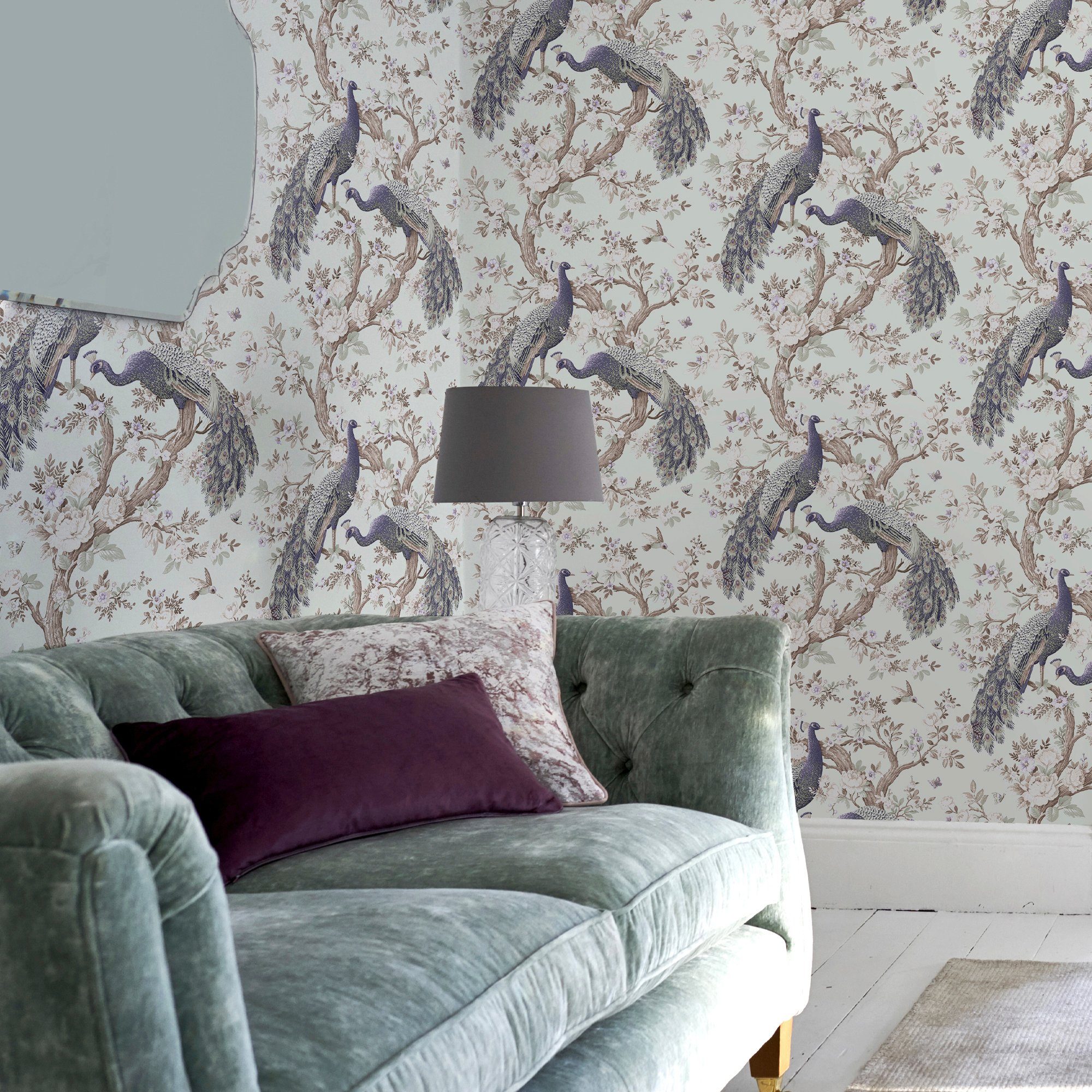 LAURA ASHLEY Vliestapete Belvedere, FSC® zertifiziert, mit lebhaftem Druck, 10 Meter Länge – Bild 4 von 5