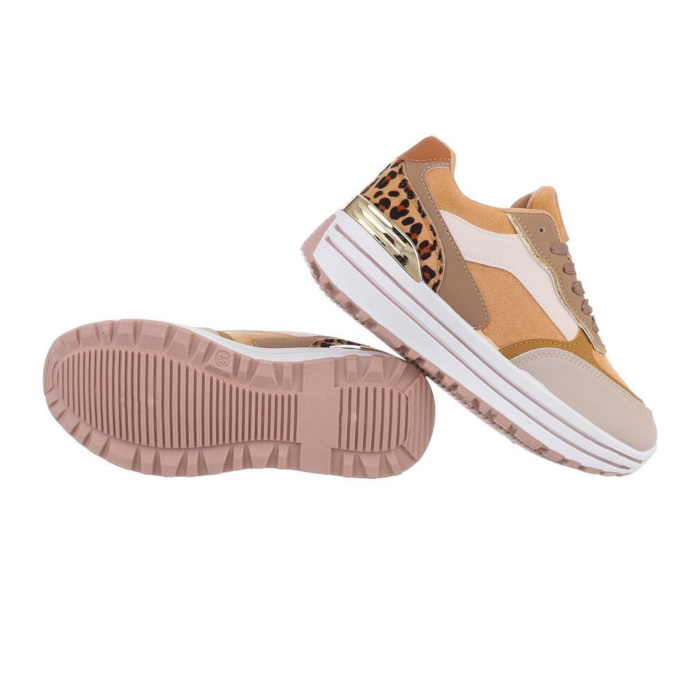 Ital-Design Damen Low-Top Freizeit Sneaker Keilabsatz/Wedge günstig online kaufen