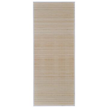 Teppich Bambusteppiche 4 Stk. Rechteckig Natur 120x180 cm, vidaXL, Rechteckig