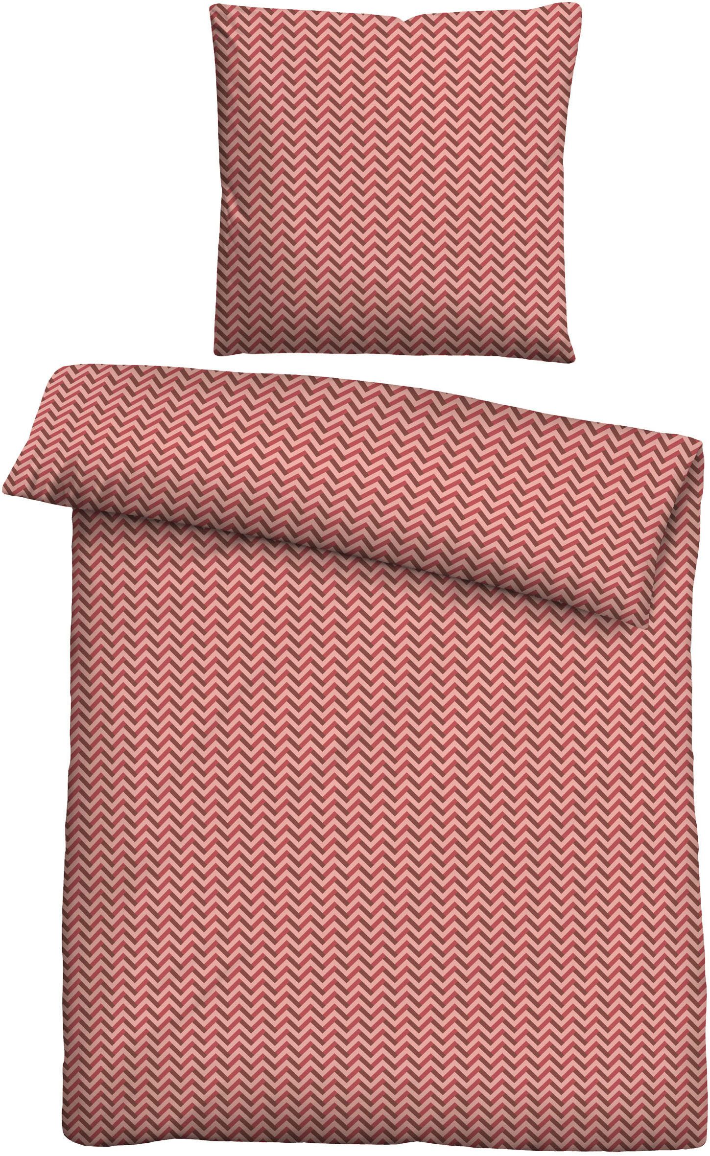 Castell - Markenbettwäsche Bettwäsche 0070734, Jersey, 2 teilig, bügelfrei, 100 % Baumwolle, pflegeleicht, ganzjährig, Reißverschluss – Bild 3 von 5