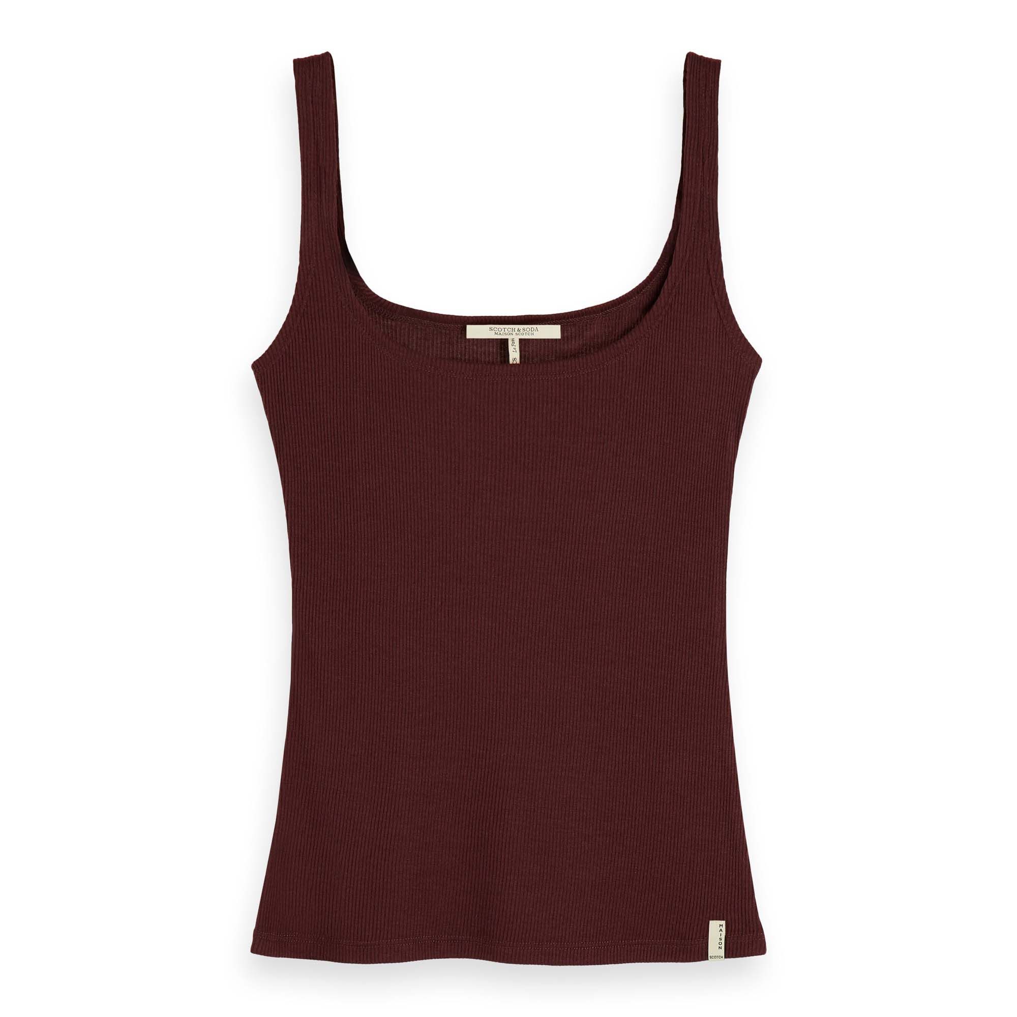 Maison Scotch Tanktop Maison Scotch Damen Tanktop aus Rippstrick 156576