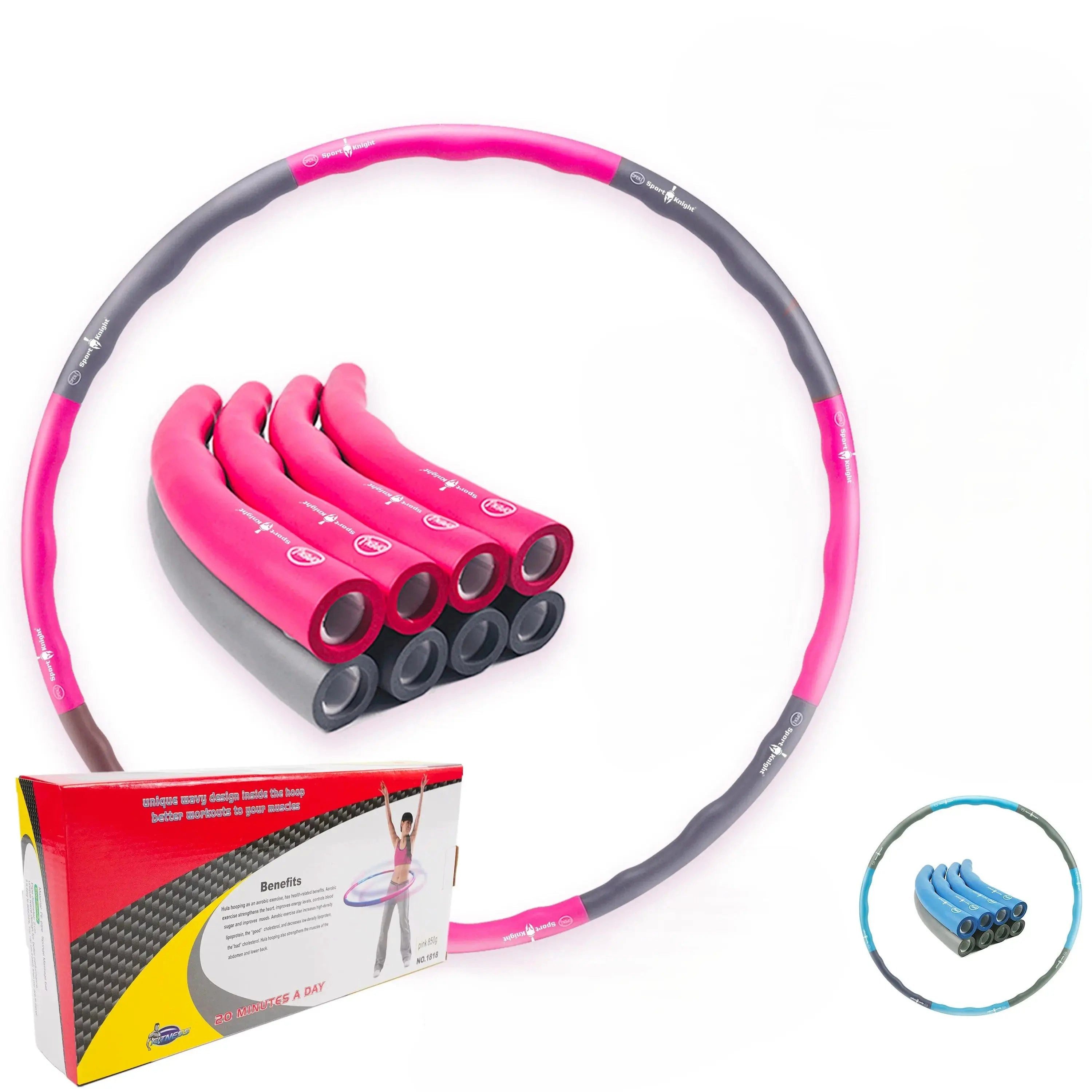 Sport-Knight® Hula-Hoop-Reifen Hula Hoop Reifen Premium, 850g-1,2Kg-1,5kg