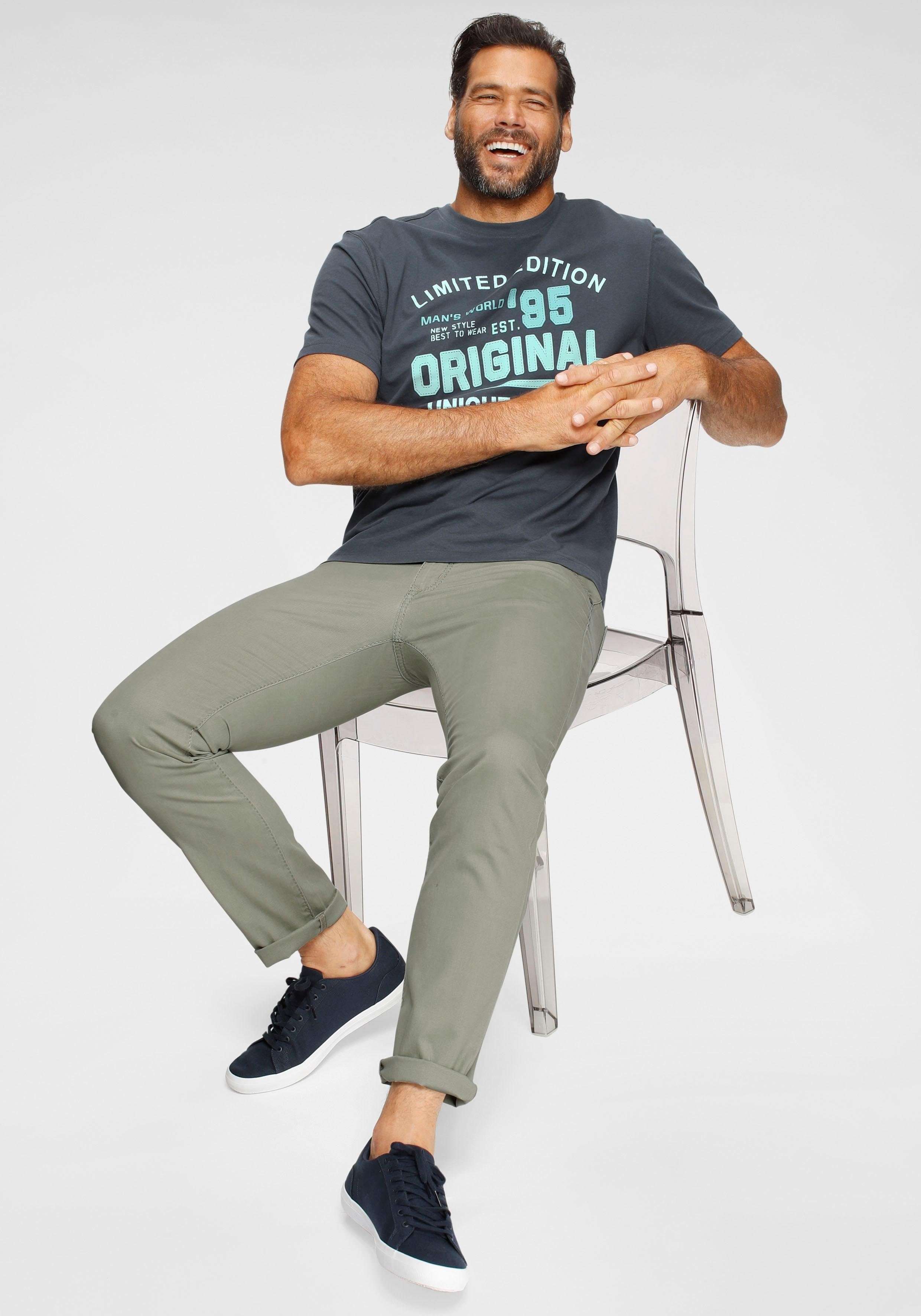 Man's World T-Shirt Kurzarm, für die Freizeit, aus Baumwolle – Bild 4 von 5