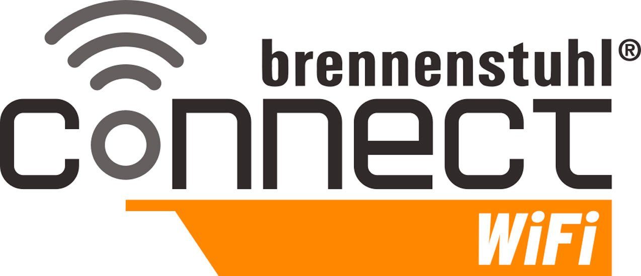 Brennenstuhl LED WF - kaltweiß, über warmweiß diverse App Außen-Wandleuchte integriert, Timerfunktion, fest Smart LED 2050, Lichtfunktionen einstellbar Home