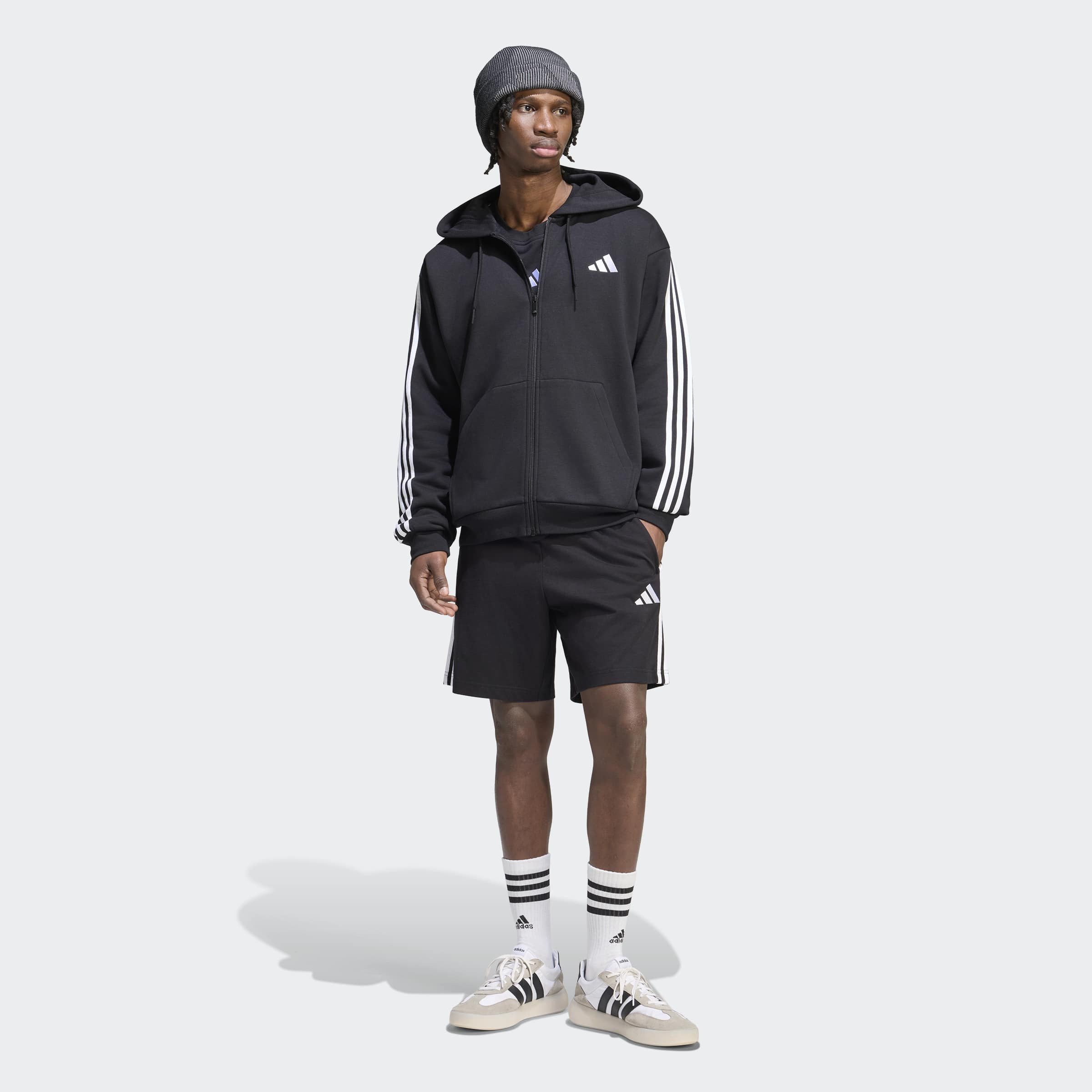 adidas Sportswear Kapuzensweatshirt M 3S FL FZ HD – Bild 5 von 5