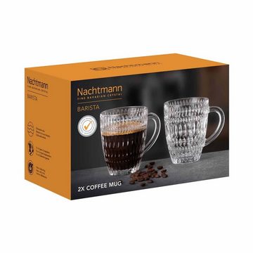 Nachtmann Becher Ethno Barista Kaffeebecher 392 ml 2er Set, Glas