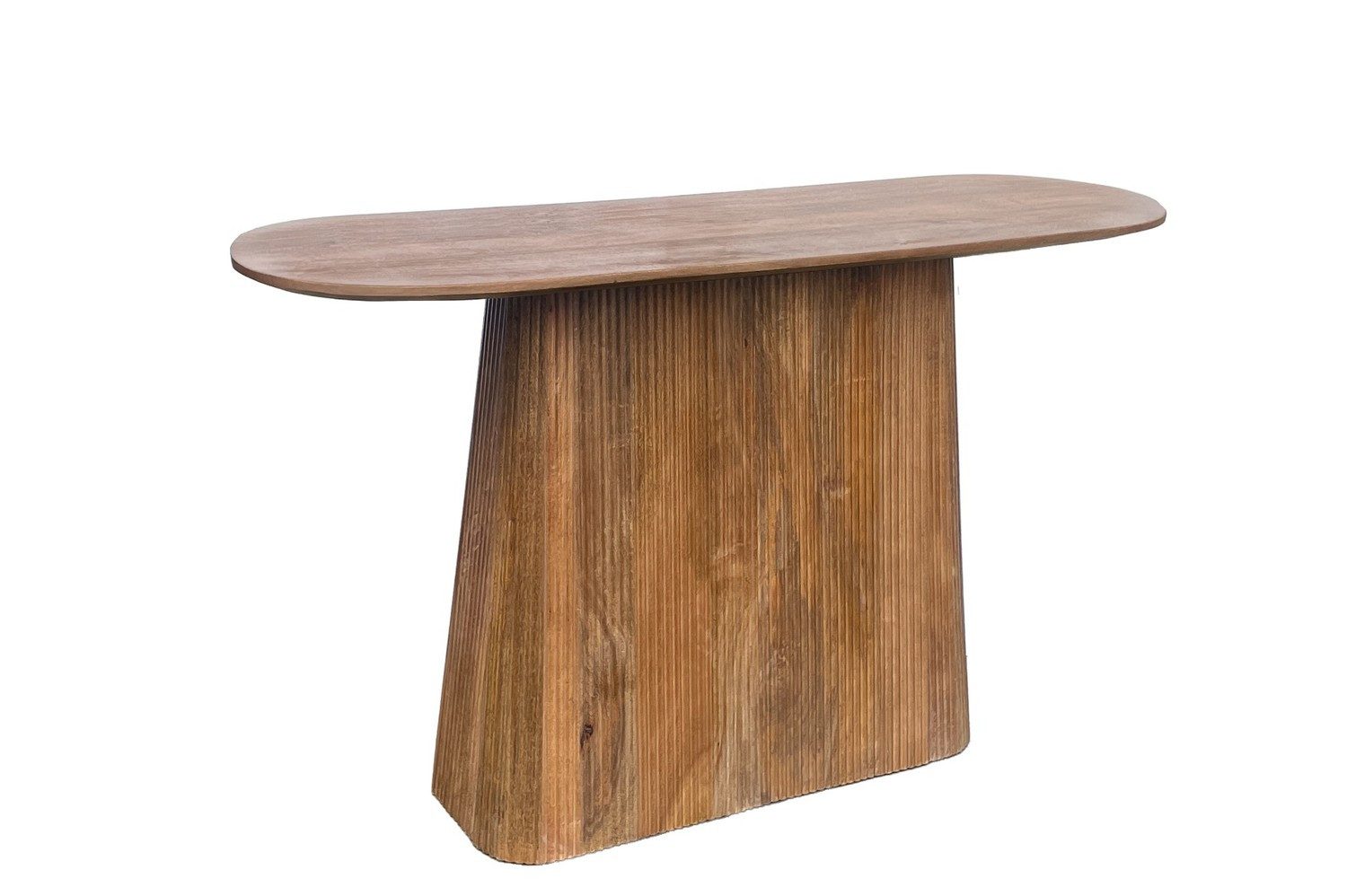 Natur24 Beistelltisch Salvator Konsolentisch 140x40x76 cm Mangoholz Natur