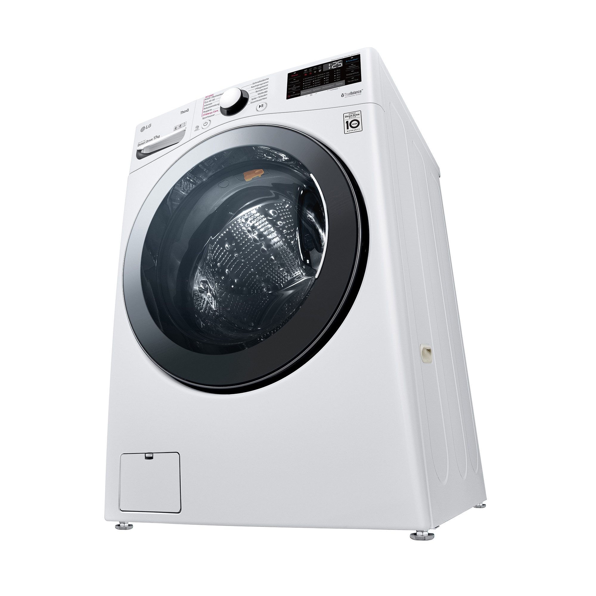LG Waschmaschine Big Capacity F11WM17TS2, 17 kg, 1000 U/min, AquaStop-System, Inverter Direct Drive, Touchdisplay, Wäsche nachlegen