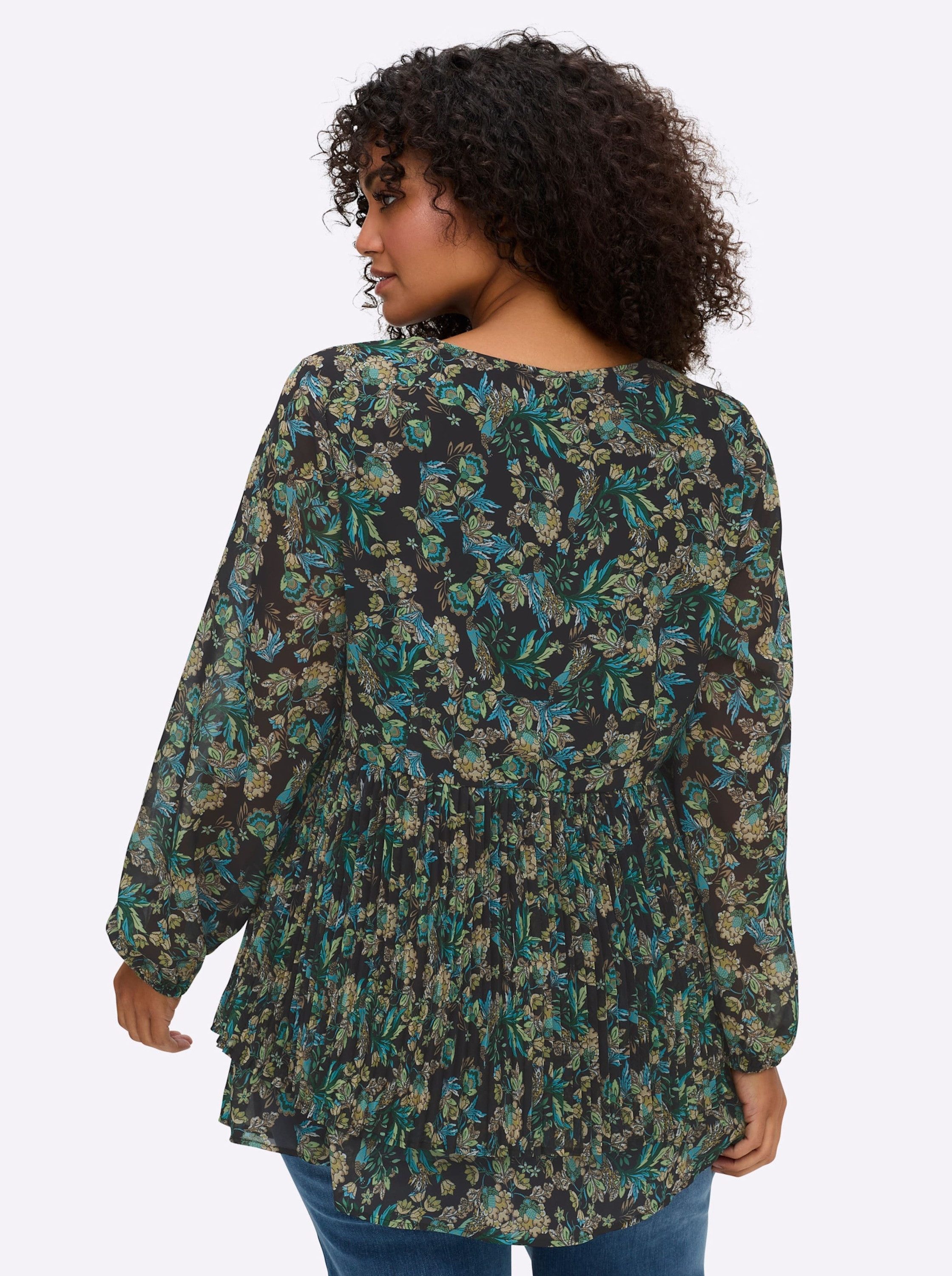 sheego by Joe Browns Klassische Bluse Tunika Langarm günstig online kaufen