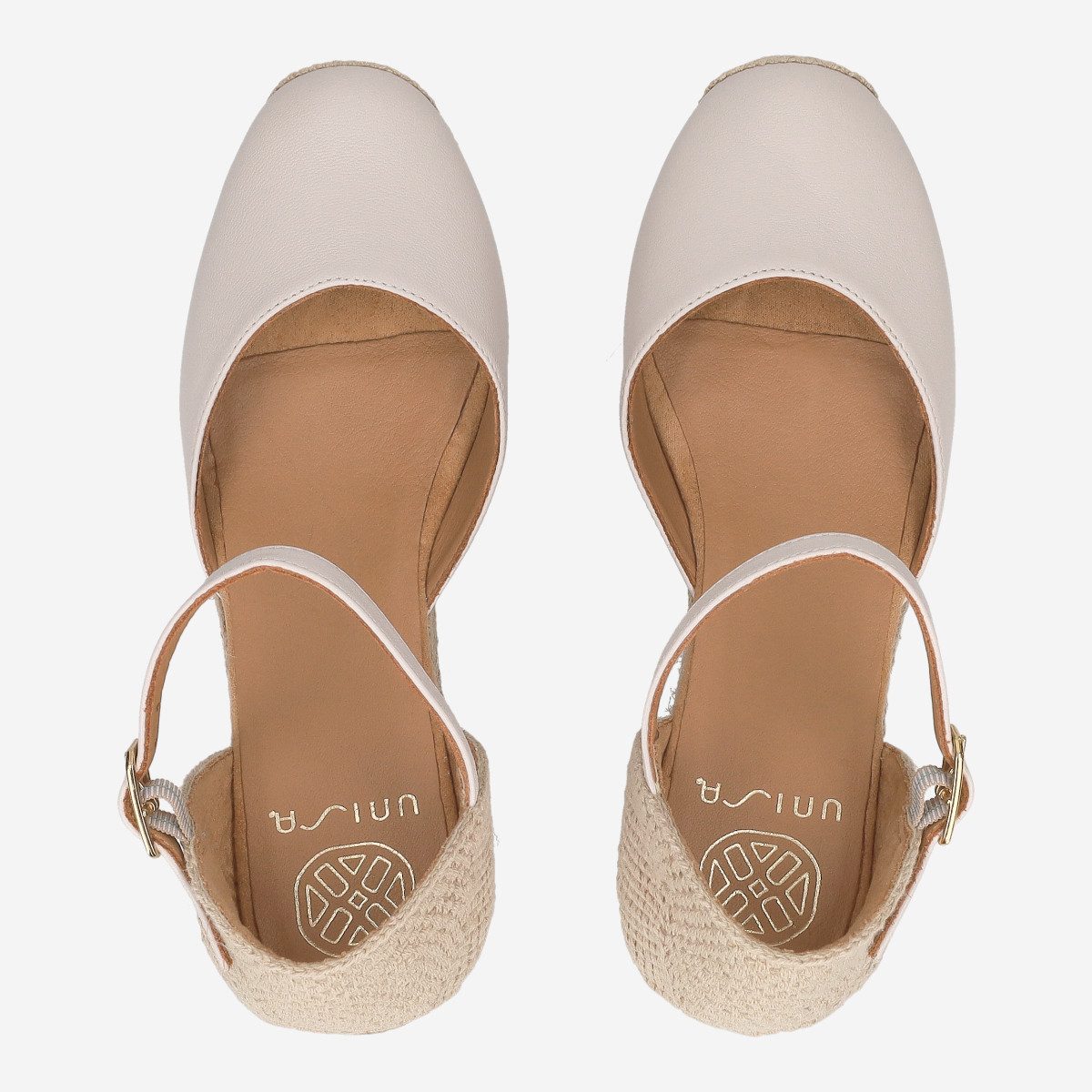 Unisa Unisa CISCA_NTO IVORY, Sandaletten, Creme, Damen Sandalette