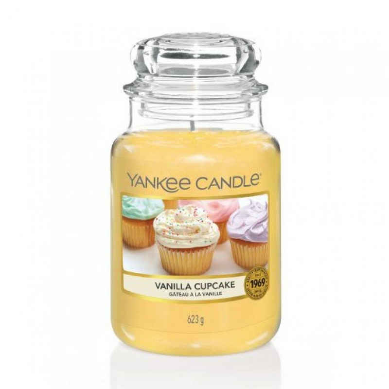 Yankee Candle Duftkerze »Yankee Candle Vanille Cupcake Duftkerze 623g« (Packung)