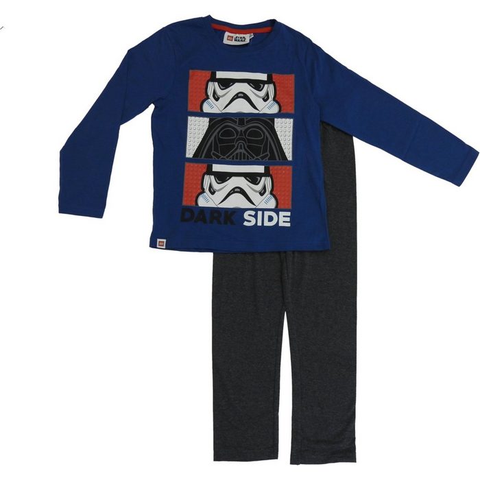 LEGO® Wear Pyjama (Set) Kinder Schlafanzug lang 2tlg Pyjama Set Trooper Jungen blau