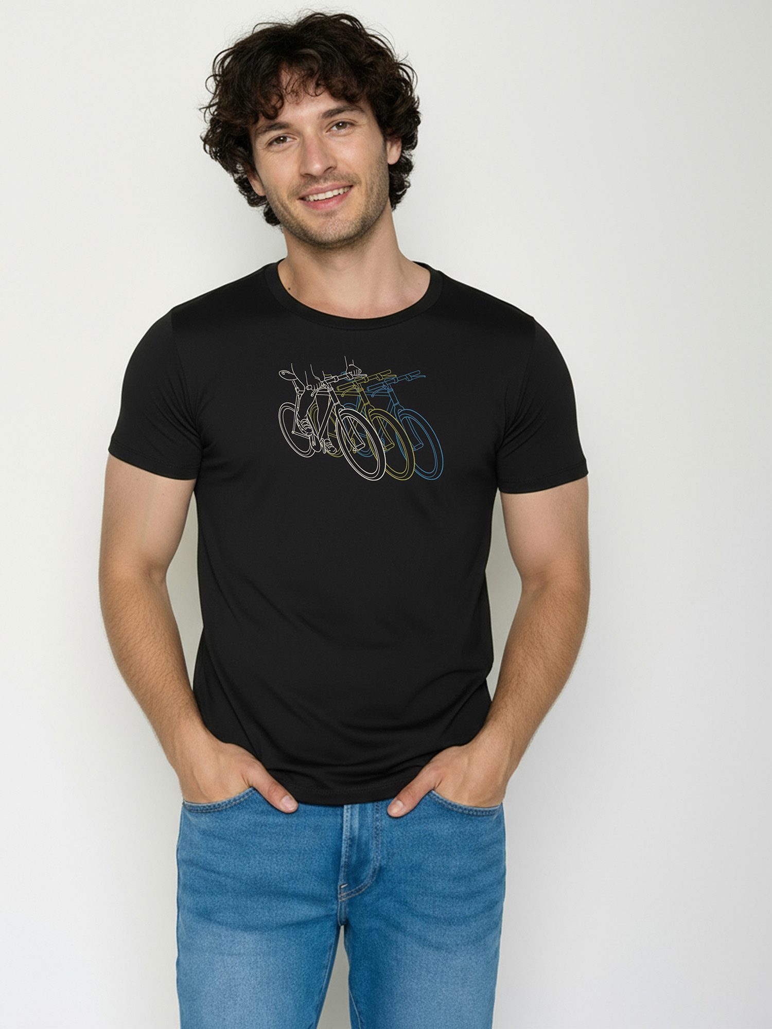 GreenBomb T-Shirt Guide Race (1-tlg., 1) klassischer Schnitt, tailliert, Rundhalsausschnitt, Bio-Baumwolle