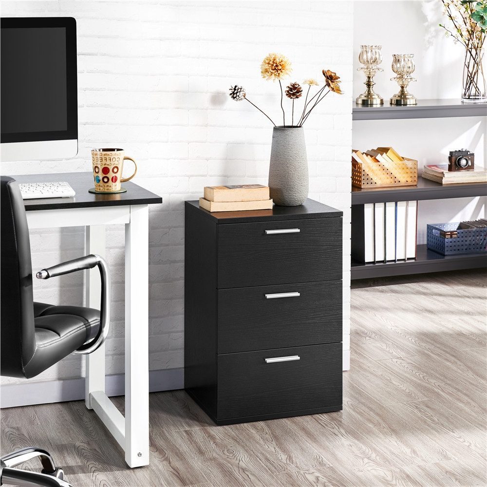 Yaheetech Nachttisch Beistelltisch (1-St), Nachtschrank mit 3 Schubladen, 4 günstig online kaufen