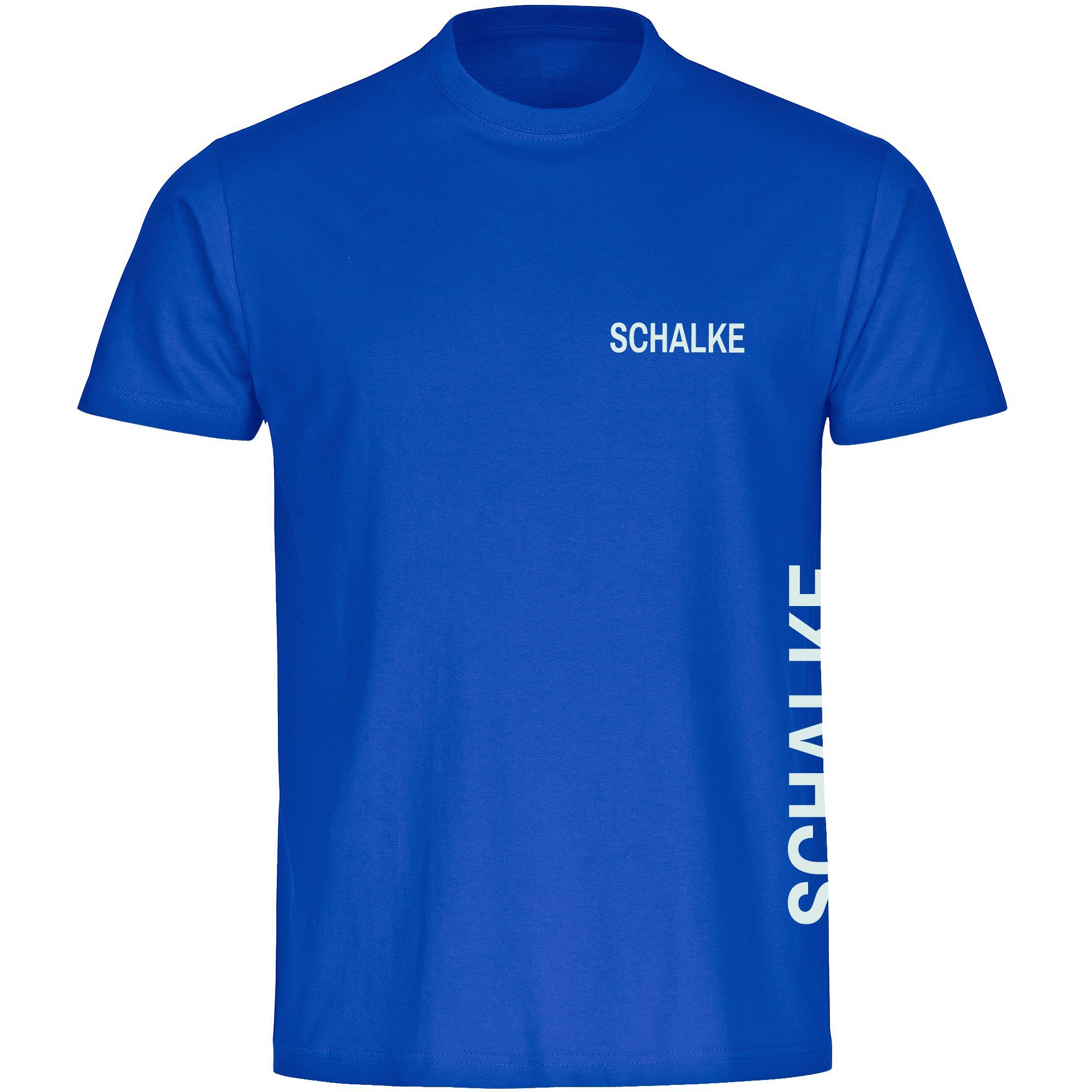 T-Shirt Herren Schalke - Brust & Seite - Männer