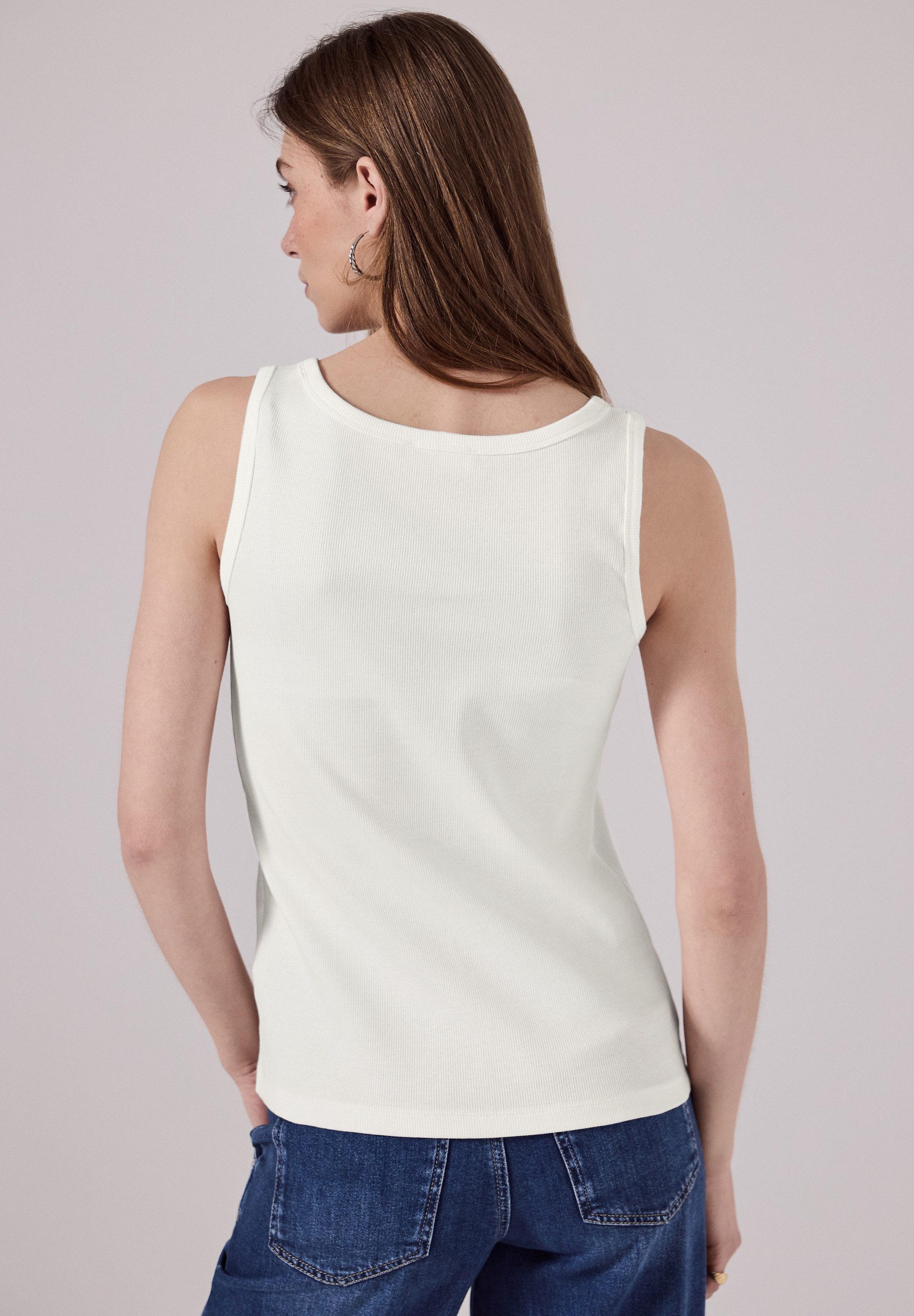 STREET ONE STUDIO T-Shirt mit V-Ausschnitt günstig online kaufen