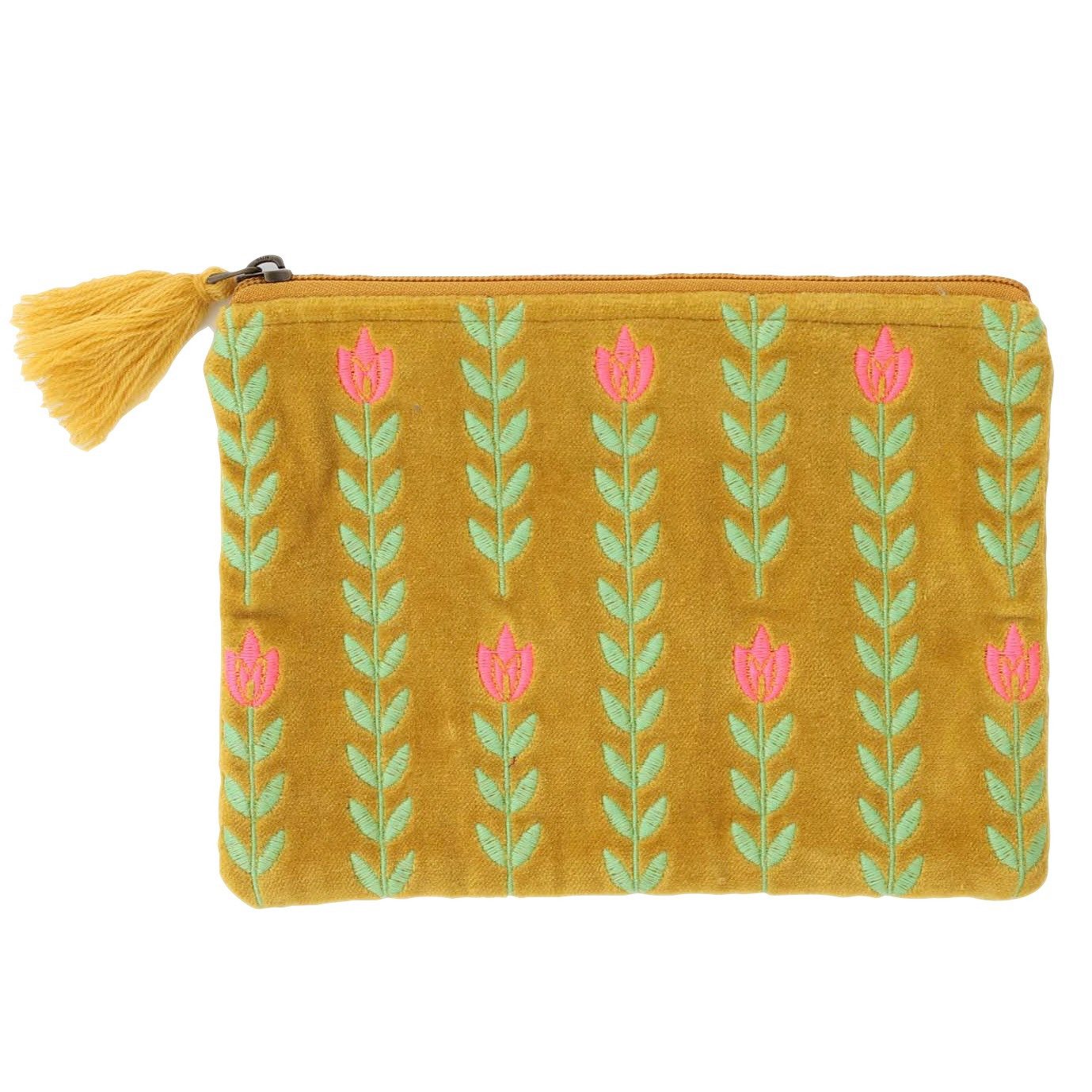 Overbeck And Friends Kulturbeutel Samttäschchen (für Make-up, Schmuck, Geld etc., 1-tlg., mit Reißverschluss), ca. 21 x 15 cm