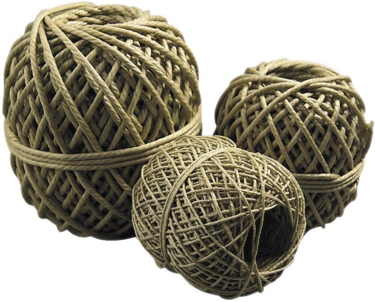 Willy Heckmann Versandkarton Bindfaden 3-fach extrastark bis 25kg 60m