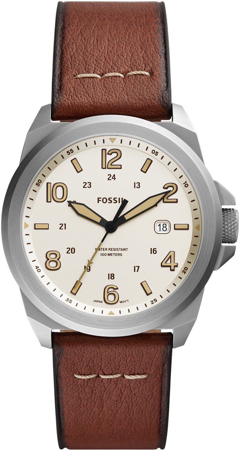 [Höchste Qualität haben!] Fossil Quarzuhr FS5919 Bronson,